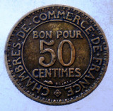 7.811 FRANTA 50 CENTIMES 1922