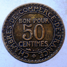 7.811 FRANTA 50 CENTIMES 1922