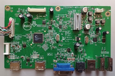 715G6963-M01-000-0H4I main board monitor DELL E5515HC foto