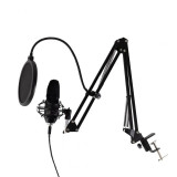 Set microfon profesional, usb, brat articulat, filtru pop-up flexibil, studio, streaming MultiMark GlobalProd, Sal