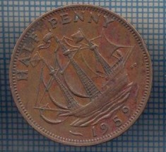 AX 1492 MONEDA- MAREA BRITANIE- 1/2 PENNY -ANUL 1959 -STAREA CARE SE VEDE