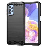 Techsuit - Carbon Silicone - Samsung Galaxy A23 4G / A23 5G - Black