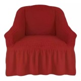 Cumpara ieftin Husa Fotoliu Elastica cu Volane, Rosu - HEP205