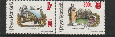 ROMANIA 2001 LP 1567 ANIVERSARI EVENIMENTE SUPRATIPAR INSTRUMENTE MUZICALE MNH foto