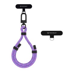 Snur pentru telefon Techsuit Rope Wrist Strap RWS1-11, mov foto