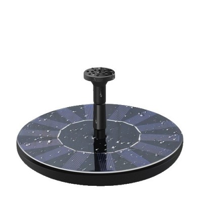 Fantana arteziana pentru gradina, flippy, solara, automata, rotunda, 3 moduri de pulverizare, negru, 16 cm foto