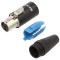 Conector XLR mini mamă aurit, 4 pini