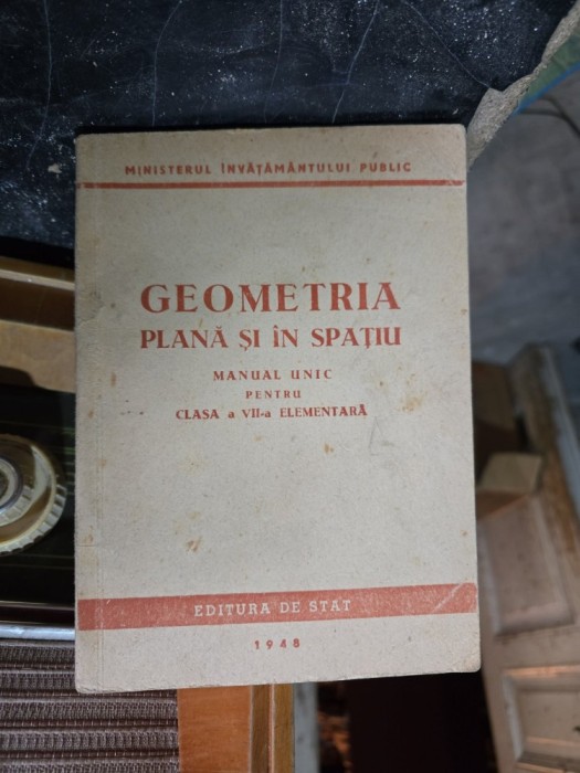Geometria plană și &icirc;n spațiu - N/A