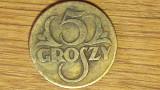 Polonia - moneda de colectie raruta - 5 groszy 1923 - varianta din alama !