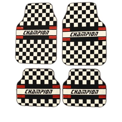 Covorașe Auto Universale &amp;bdquo;CHAMPION&amp;rdquo; &amp;ndash; Design Racing Checkered foto