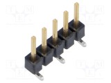 Conector şiruri pini tată 5 PIN 2,54mm aurit SMT SAMTEC