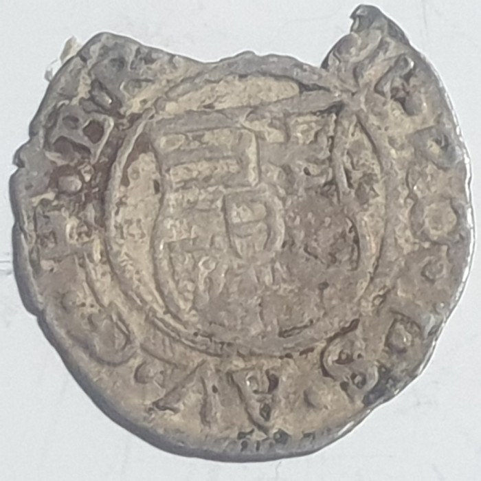 Ungaria 1 denar / denier 1581 KB argint Rudolf
