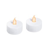 Lumanare LED 4x4 cm, tip pastila, set 2 bucati, ATU-083047, Oem