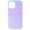Husa Silicon Woven Texture Apple iPhone 13 Pro Max Lavender