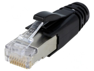 Mufă RJ45 8P8C Ecranată IDC Crimpată foto