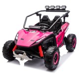 Cumpara ieftin UTV electric pentru 2 copii, Kinderauto Vector Dune-Buggy, 300W, 24V, echipare premium, roz