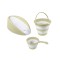 Set 3 in 1 cu suport anatomic pentru cadita - Verde Eco