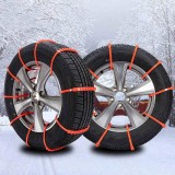 Set 10 benzi anti-derapante pentru anvelope auto, reglabile, lungime 93,5 cm