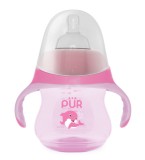 PUR 5510 &ndash; BIBERON CU MANERE, TIP DELFIN +6LUNI, 230ML