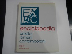 ENCICLOPEDIA ARTISTILOR ROMANI CONTEMPORANI, VOL II - ALEXANDRU CEBUC, VASILE FLOREA, NEGOITA LAPTOIU - ALBUM