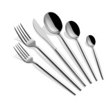Cumpara ieftin Set tacamuri 36 bucati Almeria Argintiu 23.4x23.4x6 cm