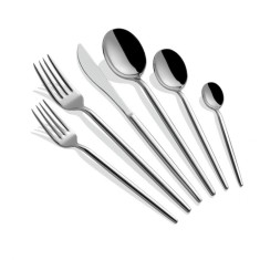 Set tacamuri 36 bucati Almeria Argintiu 23.4x23.4x6 cm