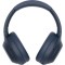 Casti Over the Ear Sony WH1000XM4L, Wireless, Bluetooth, Noise cancelling, Autonomie 30 ore, Microfon, Albastru