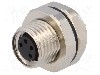 Conector M8, 4 pini, clasa etanseitate {{Clasa etan&amp;#351;eitate}}, LUMBERG AUTOMATION - 48978 RKMHL 4/S 5,5