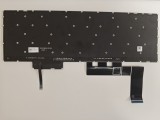 Tastatura Laptop, Lenovo, Legion 5 16IAX10 Type 83NX, iluminata, conector 4 pini, alba, layout US