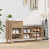 vidaXL Dulap pentru pantofi Stejar Artizanal 102 x 36 x 60 cm 881034