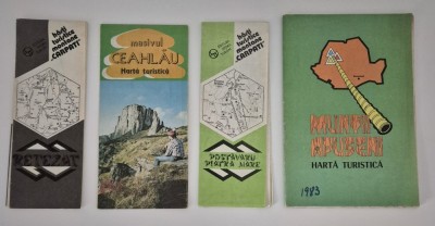 Harta montana noua bucati Bucegi Fagaras Parang Caliman Penteleu Retezat Ceahlau Postavaru-Piatra Mare Apuseni foto