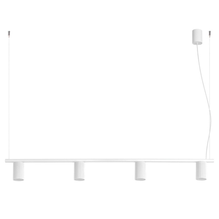 Candelabru Karbon 4 Alb