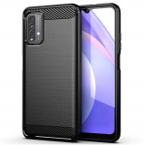 Cumpara ieftin Husa pentru Xiaomi Redmi 9T / Redmi 9 Power - Techsuit Carbon Silicone - Black