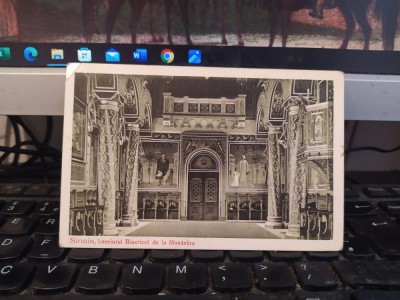 Sinaia, Interiorul Bisericei de la Monăstire, Regele Carol I, Regina... 1910 205 foto