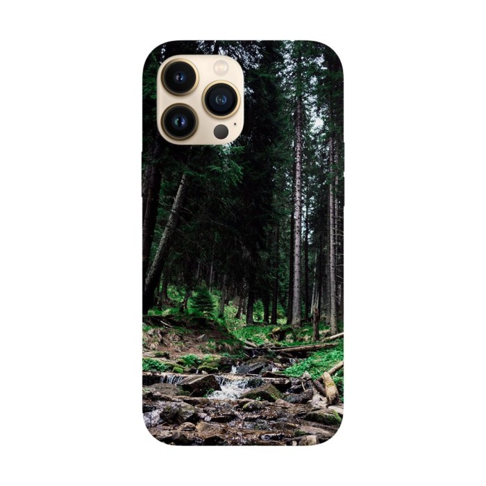 Husa compatibila cu Apple iPhone 14 Plus model Forest Creek, Silicon, TPU, Viceversa