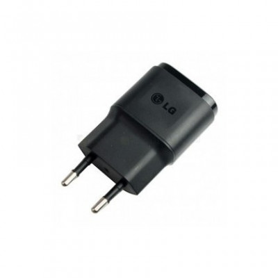 Adaptor Priza USB LG MCS-04ER/04ED 1.8A Negru Original Bulk foto