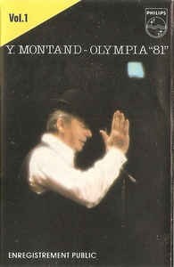 Casetă audio Yves Montand &amp;lrm;&amp;ndash; Olympia &amp;quot;81&amp;quot;, originală foto