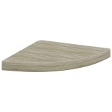 Cumpara ieftin Raft coltar de perete, stejar, 35 x 35 x 3,8 cm, MDF