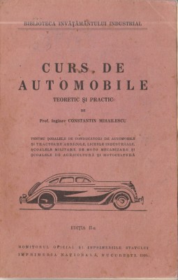 Constantin Mihailescu - Curs de automobile foto