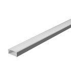 Profil aluminiu 2m alb pentru Banda LED 17.4mm x 7mm cu difuzor alb