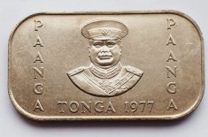 2468 Tonga 1 Pa&#039;anga 1977 Taufa&#039;ahau Tupou IV (FAO) km 57 UNC