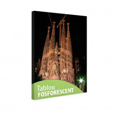 Tablou fosforescent Catedrala Sagrada Familia foto