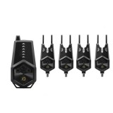 Set avertizori wireless Delphin TECTON, 4+1, o statie si 4 avertizori, valigeta de transport