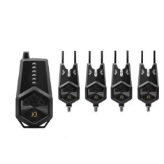 Set avertizori wireless Delphin TECTON, 4+1, o statie si 4 avertizori, valigeta de transport