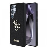 Guess Husa Fixed Glitter 4G Metal Logo Samsung Galaxy S25 Ultra Negru