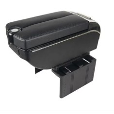 Cotieră auto universală neagră, piele ecologica, model F1 (Cotieră auto)