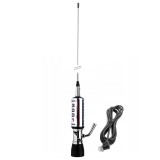 Cumpara ieftin Antena CB LEMM TURBOSTAR SILVER AT-3001-S, 200 cm, cu cablu RG58 4 m si mufa PL259-GR, 26,5 - 28 MHz, rabatabila, fabricata in Italia