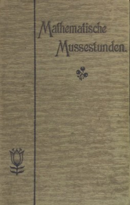 Mathematische Mussestunden 1898 foto