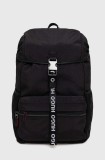 HUGO rucsac barbati, culoarea negru, mare, cu imprimeu, 50523648
