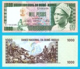 Guineea Bissau (pick 8) 1000 Pesos 1978 UNC; Alegoria "Apoteose ao triunfo"
